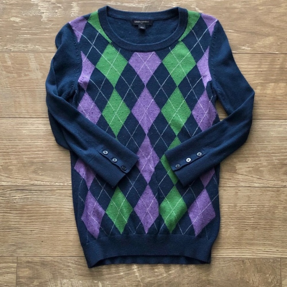 Argyle sweater